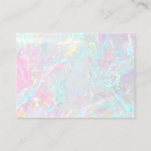 Vielen Dank für Ihren Einkauf an mineralischem Ste Visitenkarte (Rückseite)