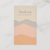 Vielen Dank für Ihren Einkauf in Pastellgebirge Begleitkarte (Vorderseite)