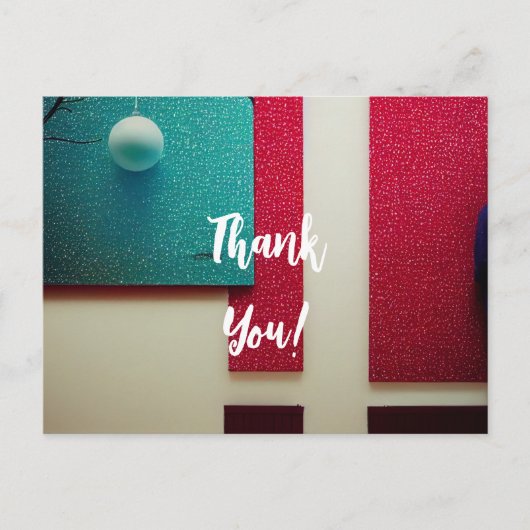 Vielen Dank für Ihren Feiertagsjubeln! Postkarte (Vorderseite)