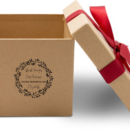 Vielen Dank für Ihren Firmennamen Gummistempel