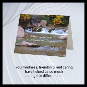 Vielen Dank für Ihren freundlichen Ausdruck des Be Dankeskarte