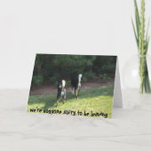 Vielen Dank für Ihren Gastfreundschaftsausweis (Hu Dankeskarte (Rückseite)