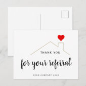 Vielen Dank für Ihren Hinweis Realty Farm Postkarte (Vorne/Hinten)