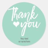 Vielen Dank für Ihren kalligrafischen Aufkleber (Vorderseite)