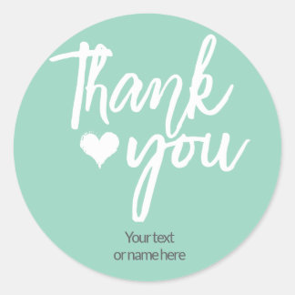 Vielen Dank für Ihren kalligrafischen Aufkleber