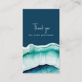 Vielen Dank für Ihren Kauf Blue Age Effekt Begleitkarte (Vorderseite)