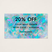 Vielen Dank für Ihren Kauf Blue Opal (Rückseite)