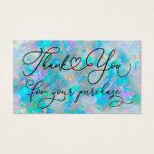 Vielen Dank für Ihren Kauf Blue Opal (Vorderseite)