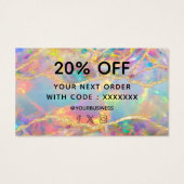 Vielen Dank für Ihren Kauf bunt opal (Rückseite)