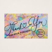 Vielen Dank für Ihren Kauf bunt opal (Vorderseite)