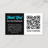 Vielen Dank für Ihren Kauf der QR-Code-Card-Einsch Visitenkarte (Vorderseite)