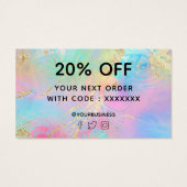 Vielen Dank für Ihren Kauf flüssiger Marmor (Rückseite)