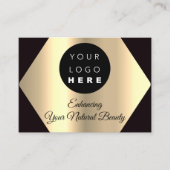 Vielen Dank für Ihren Kauf Gold Custom Logo Visitenkarte (Vorderseite)