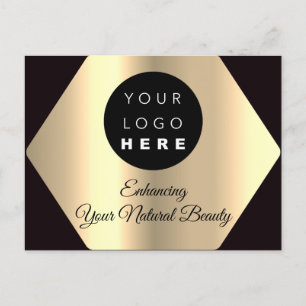 Vielen Dank für Ihren Kauf Gold Modern Postkarte