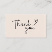 Vielen Dank für Ihren Kauf / Ihre Bestellung Visitenkarte (Vorderseite)