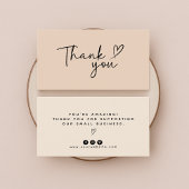 Vielen Dank für Ihren Kauf / Ihre Bestellung Visitenkarte