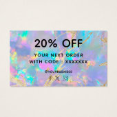 Vielen Dank für Ihren Kauf lila opal (Rückseite)