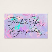 Vielen Dank für Ihren Kauf lila opal (Vorderseite)