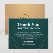 Vielen Dank für Ihren Kauf Postcard Postkarte (Vorne/Hinten)