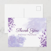 Vielen Dank für Ihren Kauf Postkarte (Vorne/Hinten)