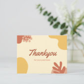 Vielen Dank für Ihren Kauf Postkarte (Stehend Vorderseite)