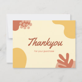 Vielen Dank für Ihren Kauf Postkarte