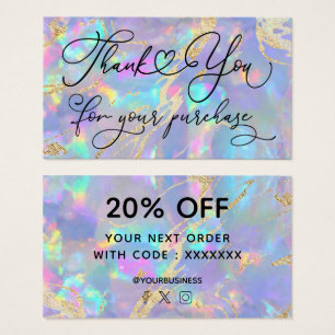 Vielen Dank für Ihren Kauf Purple Opal