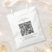 Vielen Dank für Ihren Kauf QR Code Small Business Geschenktütchen (Ausgeschnitten)