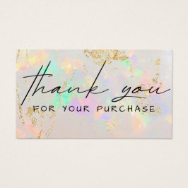 Vielen Dank für Ihren Kauf White Opal