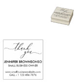 Vielen Dank für Ihren kleinen Firmennamen Gummistempel (Stempel)