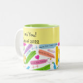 Vielen Dank für Ihren Krankenpfleger  Zweifarbige Tasse (Vorderseite Links)