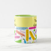 Vielen Dank für Ihren Krankenpfleger  Zweifarbige Tasse (Mittel)