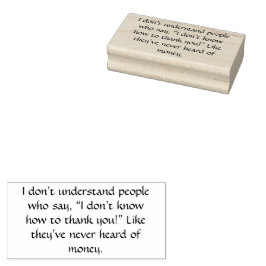 Vielen Dank für Ihren lustigen Text Gummistempel