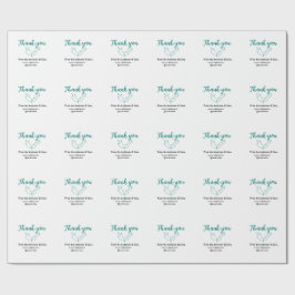 Vielen Dank für Ihren Namen auf der Website des Un Geschenkpapier