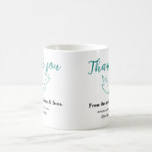 Vielen Dank für Ihren Namen auf der Website des Un Kaffeetasse (Mittel)