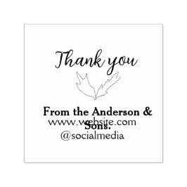 Vielen Dank für Ihren Namen auf der Website des Un Permastempel