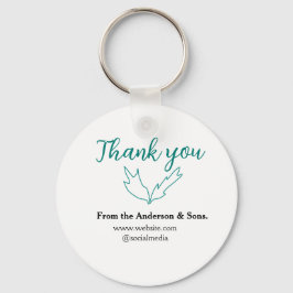 Vielen Dank für Ihren Namen auf der Website des Un Schlüsselanhänger