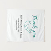 Vielen Dank für Ihren Namen auf der Website des Un Wandteppich (Vorderseite (Horizontal))