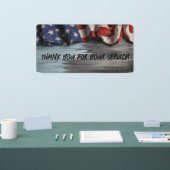 Vielen Dank für Ihren Service Banner (Messe)