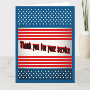 Vielen Dank für Ihren Service Dankeskarte