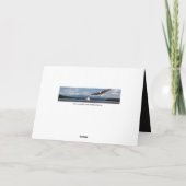 Vielen Dank für Ihren Service Eagle Dankeskarte (Rückseite)