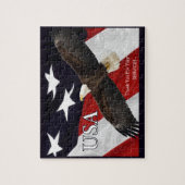 Vielen Dank für Ihren Service Eagle Puzzle (Vertikal)