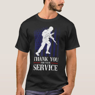 Vielen Dank für Ihren Service Freiheit Vetera Vete T-Shirt