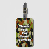 Vielen Dank für Ihren Service Gepäckanhänger (Vorderseite Vertikal)