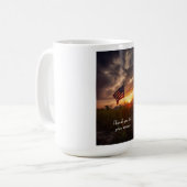Vielen Dank für Ihren Service Kaffeetasse (Vorderseite Links)