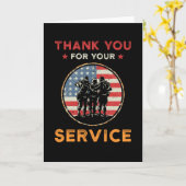 Vielen Dank für Ihren Service Karte (Gelbe Blume)