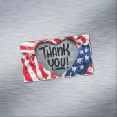 Vielen Dank für Ihren Service! Magnetische Visitenkarte (Beispiel)