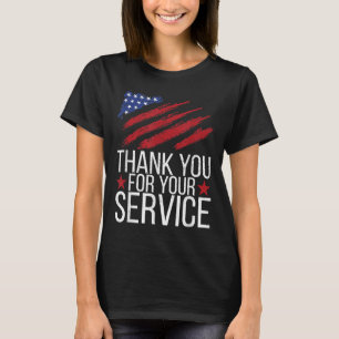 Vielen Dank für Ihren Service Memorial Day America T-Shirt