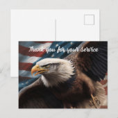 Vielen Dank für Ihren Service Postkarte (Vorne/Hinten)