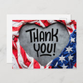 Vielen Dank für Ihren Service! Postkarte (Vorne/Hinten)